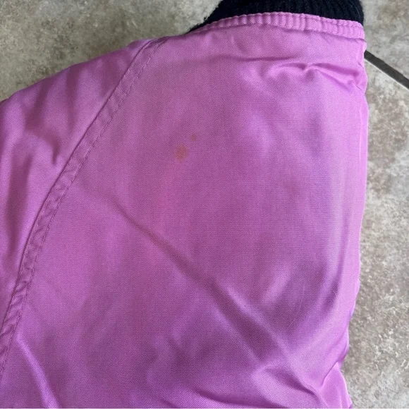 Women's Vintage Pink Ski suit - Picture 3 of 7